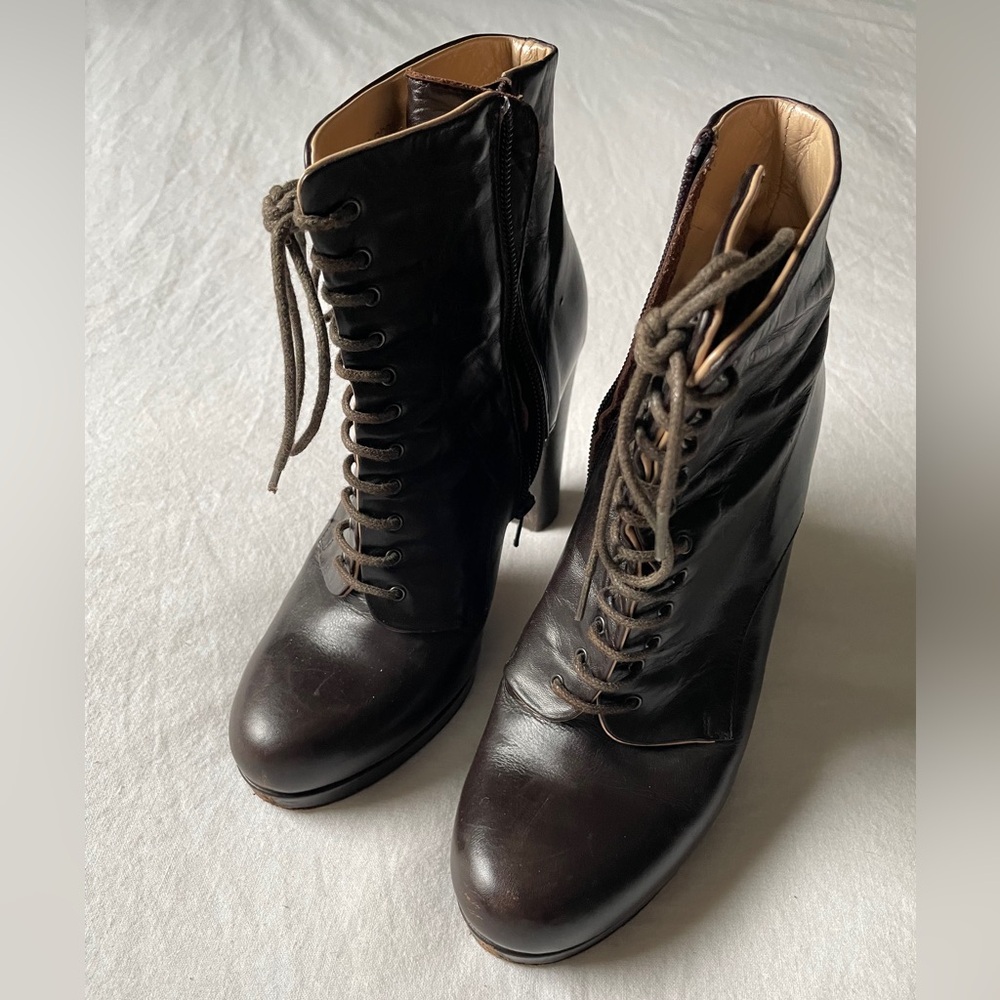 Carlo Pazolini Vintage Brown Leather Booties